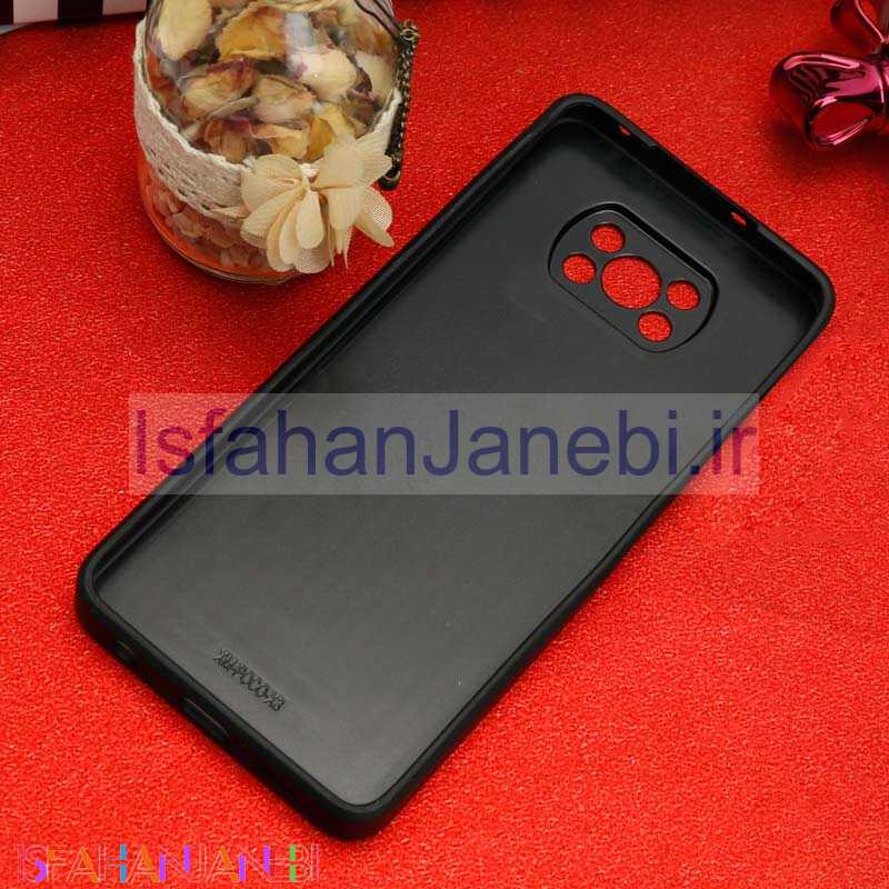 اصفهان جانبی-قاب محافظ لنزدار آینه ای + پاپ سوکت طرح قلب مشکی Xiaomi Poco X3