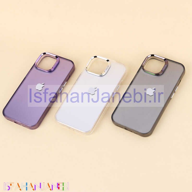 اصفهان جانبی-قاب PC So Cool آیفون iPhone 15 دور محافظ متال
