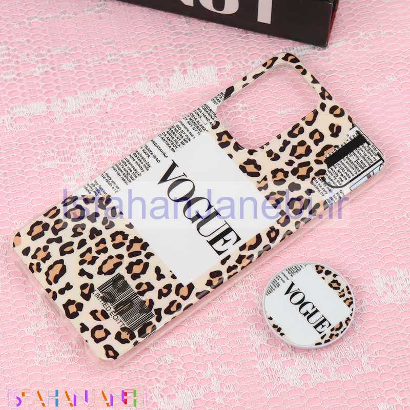 اصفهان جانبی-قاب سوپر IMD دور شفاف VOGUE پاپ سوکت دار Samsung A52