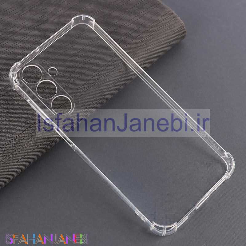 اصفهان جانبی-قاب ژله ای ضربه گیر بی رنگ سامسونگ Galaxy A16 4G / A16 5G محافظ لنزدار