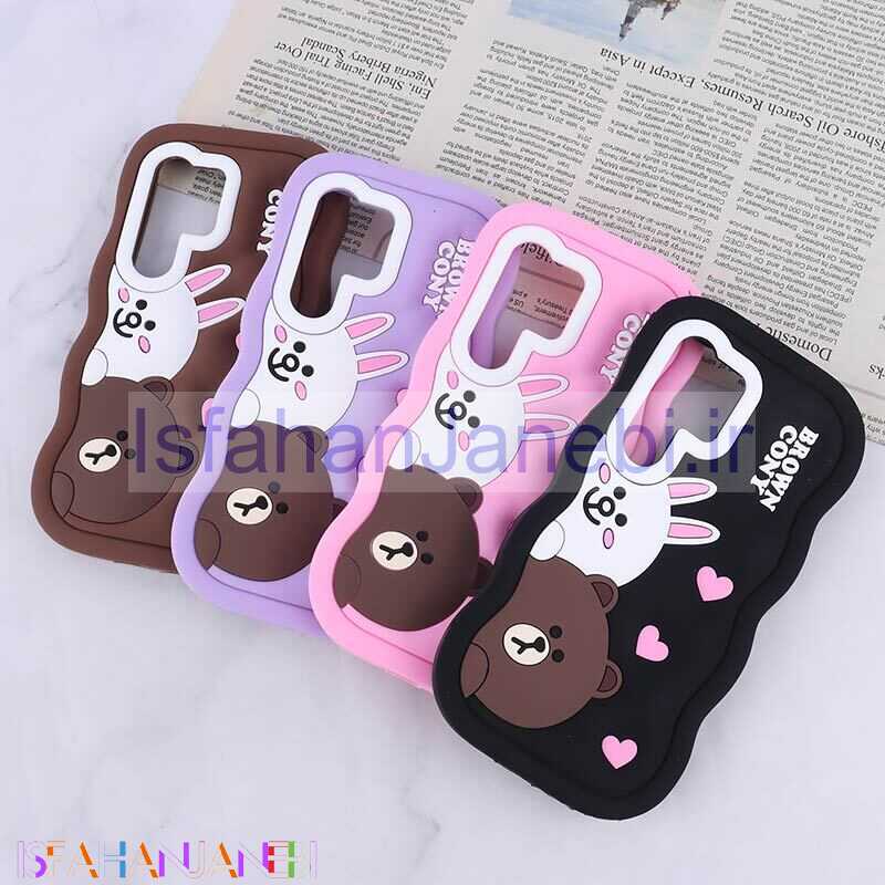 اصفهان جانبی-قاب سیلیکونی موج دار سامسونگ Galaxy S24 Ultra خرسی