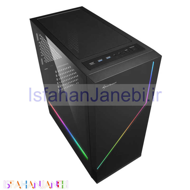 اصفهان جانبی-کیس کامپیوتر شارکون Sharkoon RGB FLOW