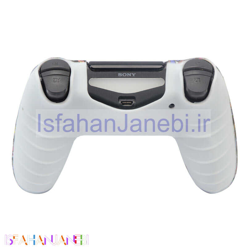 اصفهان جانبی-روکش دسته بازی PS4 طرح کله اسکلت و گل زمینه مشکی