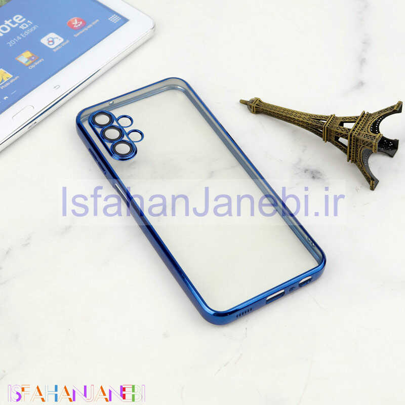 اصفهان جانبی-قاب شفاف دور رنگی محافظ لنزدار Samsung Galaxy A13 4G