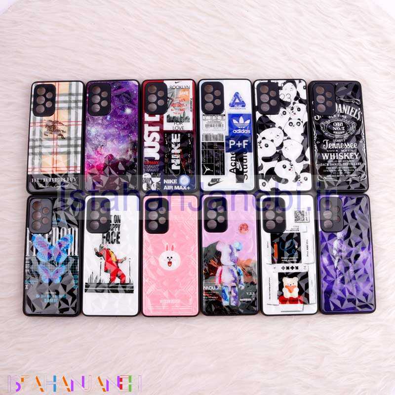 اصفهان جانبی-قاب طرحدار پشت برجسته محافظ لنزدار Samsung Galaxy A53 5G