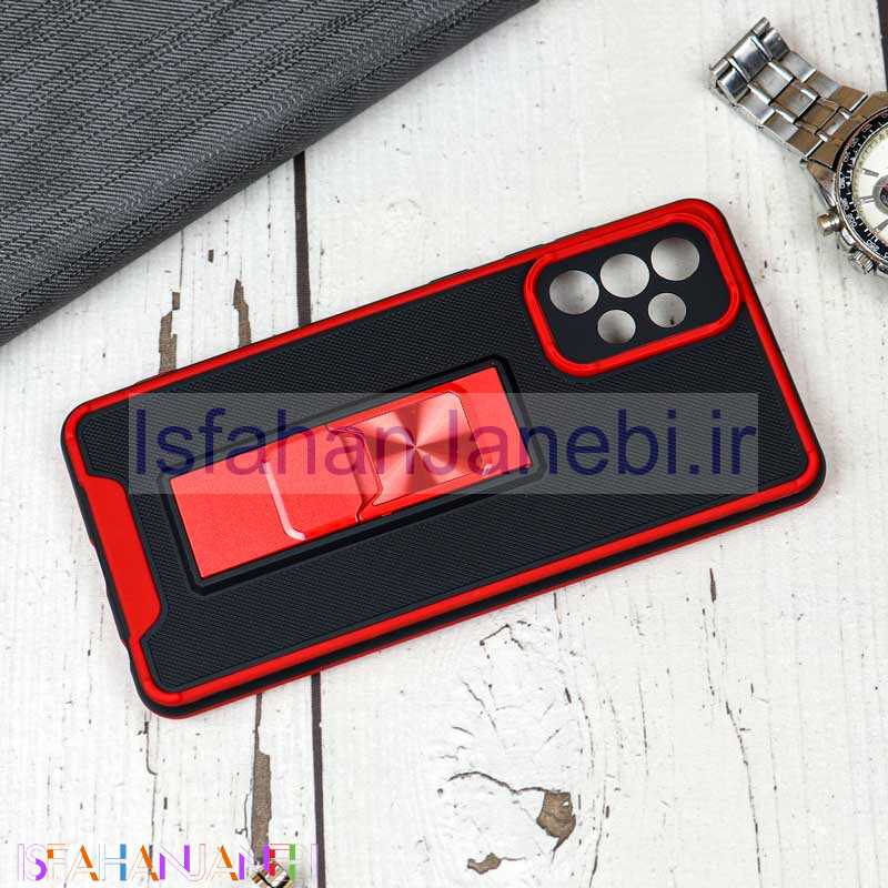 اصفهان جانبی-قاب محافظ لنزدار ضد ضربه هولدر کشویی مگنتی Samsung A72 رنگی