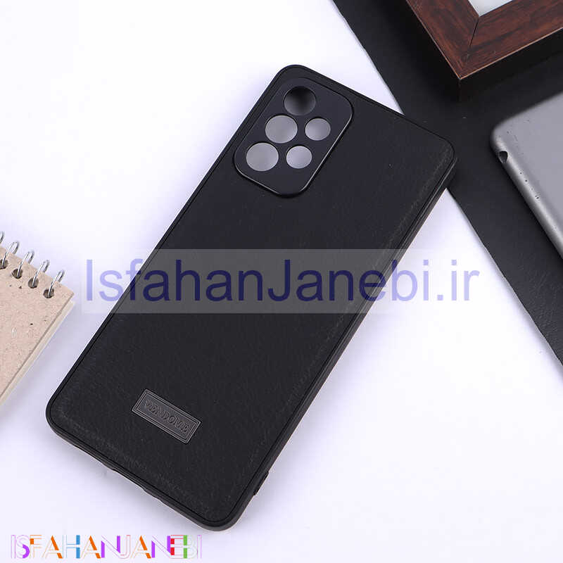 اصفهان جانبی-قاب چرمی Vendome سامسونگ Galaxy A73 محافظ لنزدار