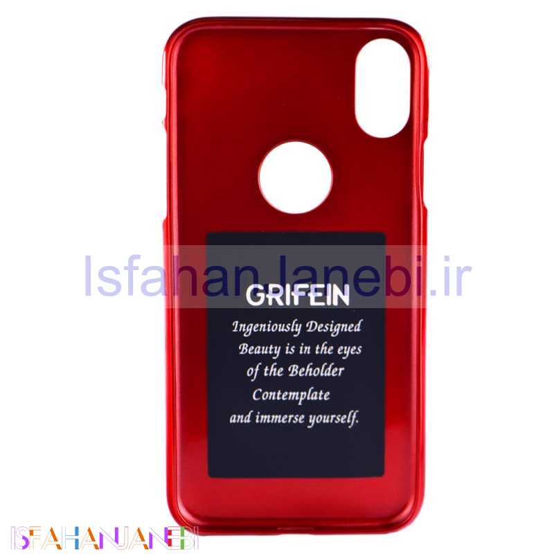 اصفهان جانبی-قاب ژله ای اکلیلی گریفین iPhone X قرمز