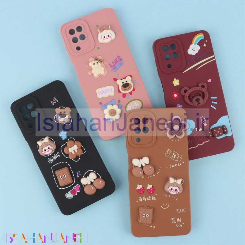 اصفهان جانبی-قاب فانتزی عروسکی Pro Camera محافظ لنزدار Samsung Galaxy A12 / M12 کد 2