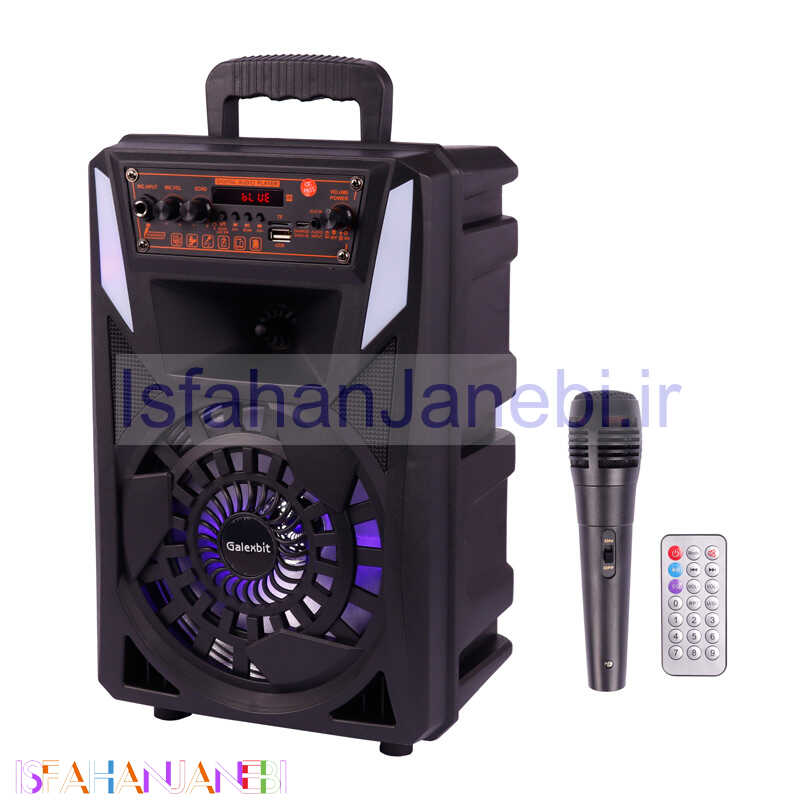 اصفهان جانبی-اسپیکر بلوتوثی گلکس بیت GS16 + میکروفون و ریموت کنترل