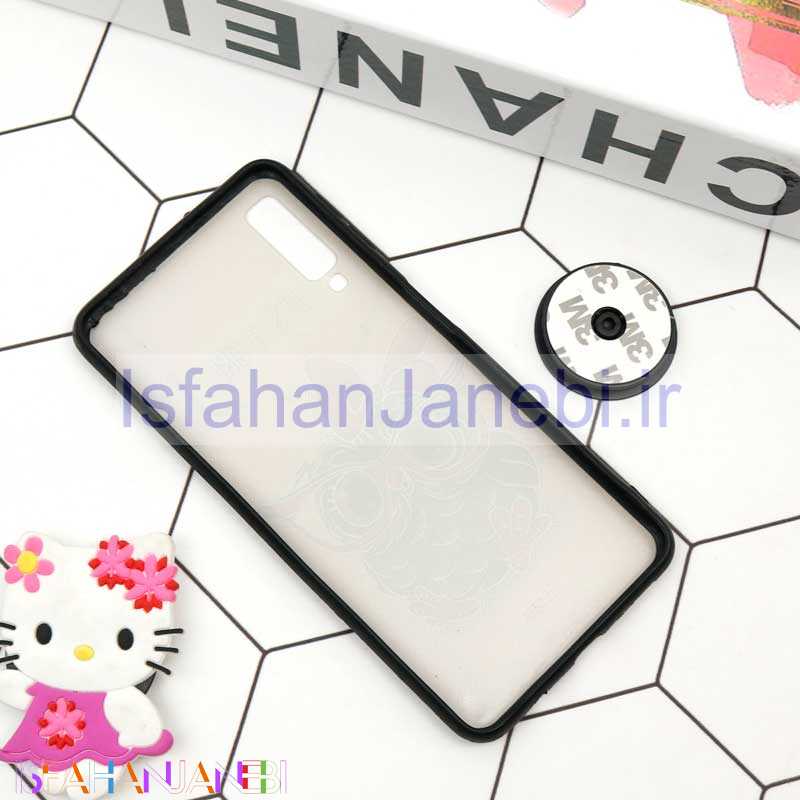 اصفهان جانبی-قاب فانتزی برجسته + پاپ سوکت طرح جغد سامسونگ A7 2018 سری D