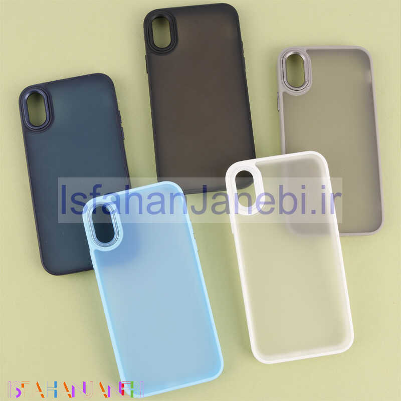 اصفهان جانبی-قاب ضد ضربه آیفون X / XS پشت مات