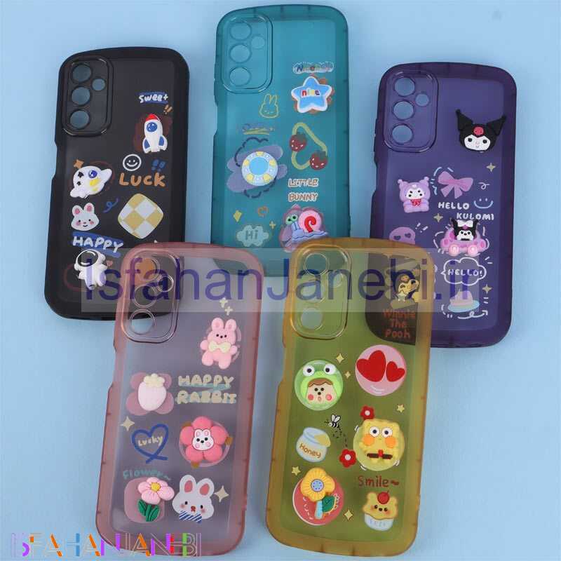 اصفهان جانبی-قاب Fashion Case سامسونگ Galaxy A05s عروسک برجسته محافظ لنزدار