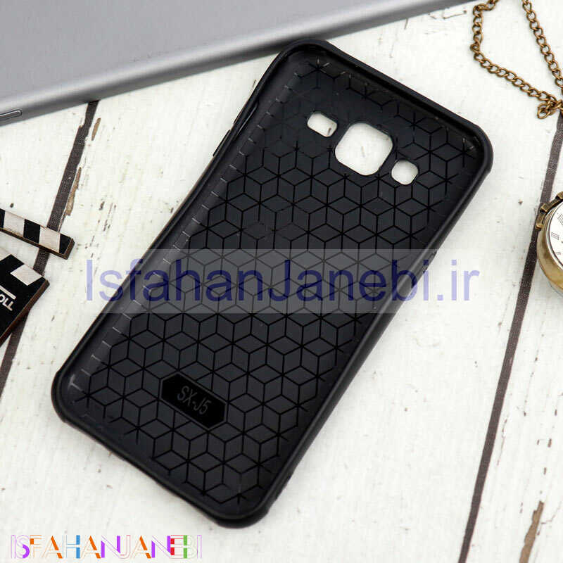 اصفهان جانبی-قاب چرمی محافظ لنزدار طرح گوزن Samsung Galaxy J5 طوسی