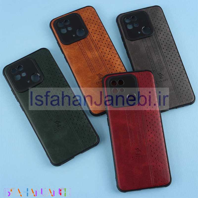 اصفهان جانبی-قاب چرمی Canary شیائومی Redmi 10C محافظ لنزدار