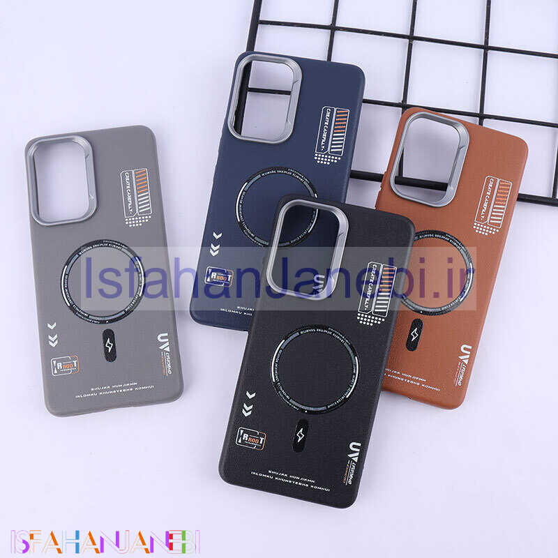 اصفهان جانبی-قاب چرمی ژله ای Leather سامسونگ Galaxy A53 5G طرح مگ سیف