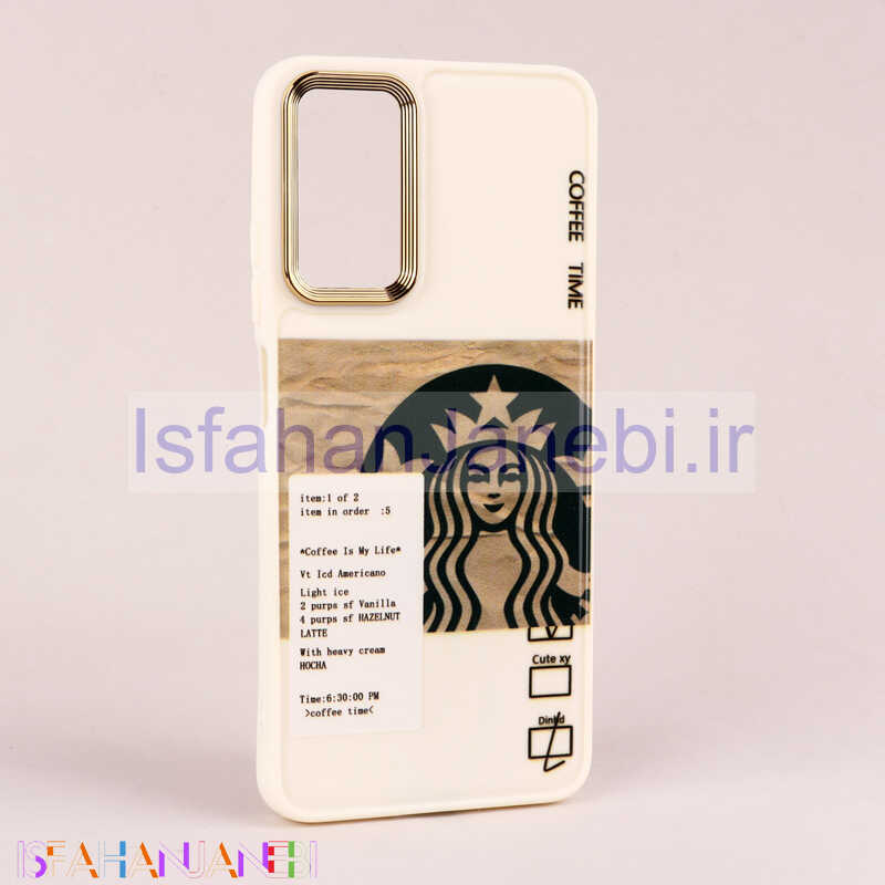 اصفهان جانبی-قاب طرحدار Starbucks دور لنز فلزی Xiaomi Redmi Note 11 Pro