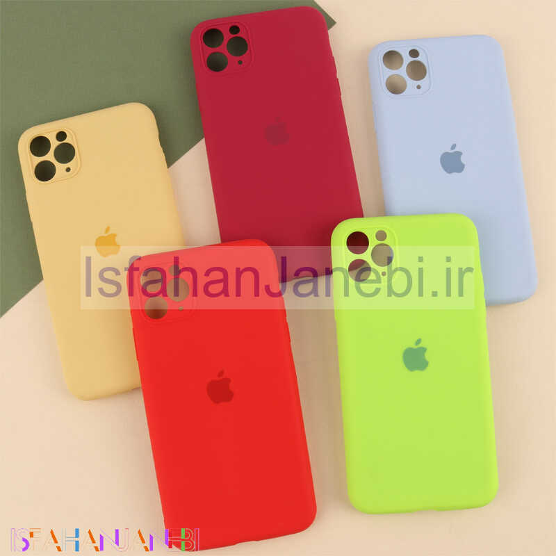 اصفهان جانبی-قاب سیلیکونی محافظ لنز دار iPhone 11 Pro Max