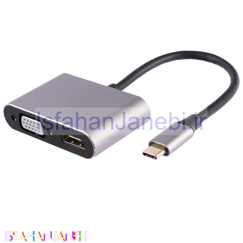 اصفهان جانبی-هاب 4 پورت Type-C کوتسی 83013