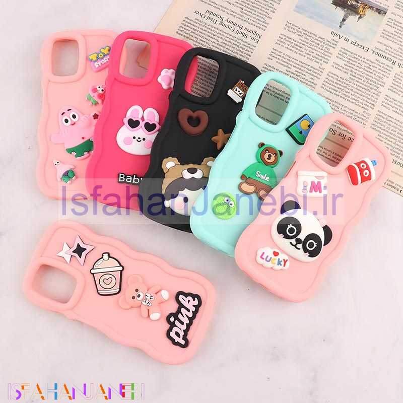 اصفهان جانبی-قاب موج دار شیائومی Redmi Note 10 4G / 10s عروسک برجسته