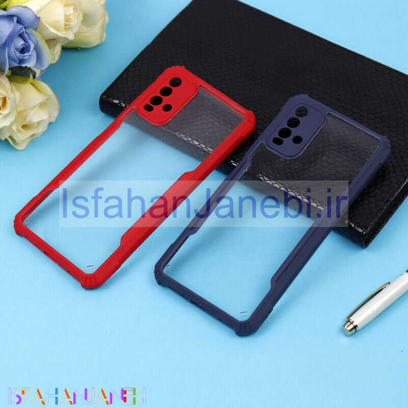 اصفهان جانبی-قاب محافظ لنزدار PC شفاف ضربه گیر Xiaomi Redmi 9T