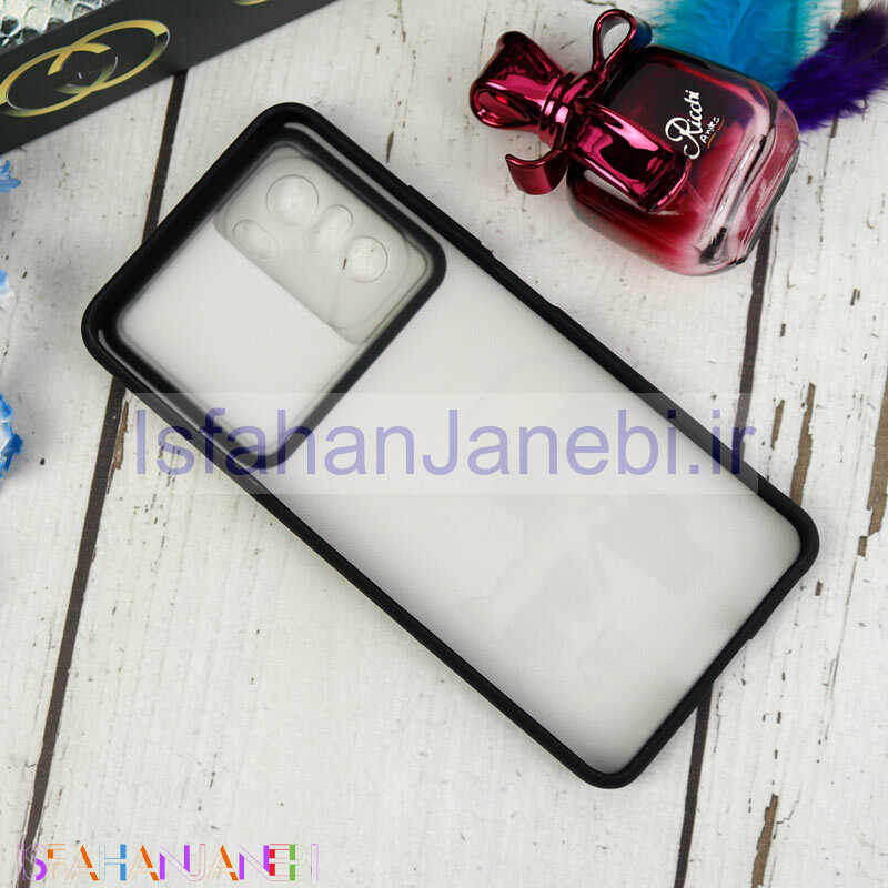 اصفهان جانبی-قاب طرحدار محافظ لنزدار کشویی + پاپ سوکت طرح Boss Cat شیائومی Poco F3 سری C