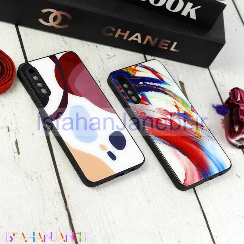 اصفهان جانبی-قاب طرحدار پشت گلسی محافظ لنزدار Samsung Galaxy A30s