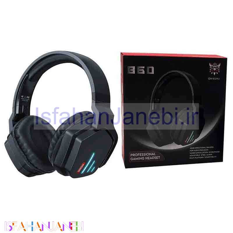 اصفهان جانبی-هدفون گیمینگ بلوتوثی Onikuma B60