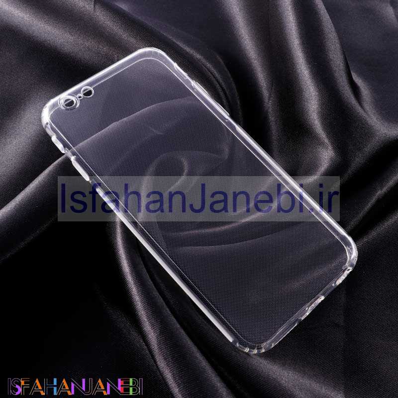 اصفهان جانبی-قاب ژله ای ساده بی رنگ محافظ لنزدار iPhone 6 / 6s