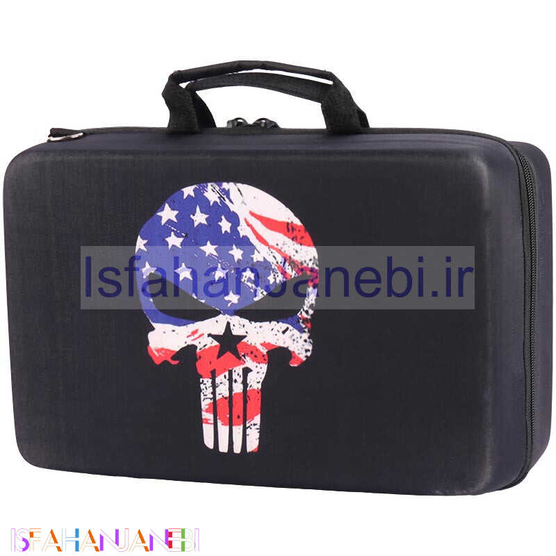 اصفهان جانبی-کیف کنسول بازی PS5 Slim طرح Amarican Punisher