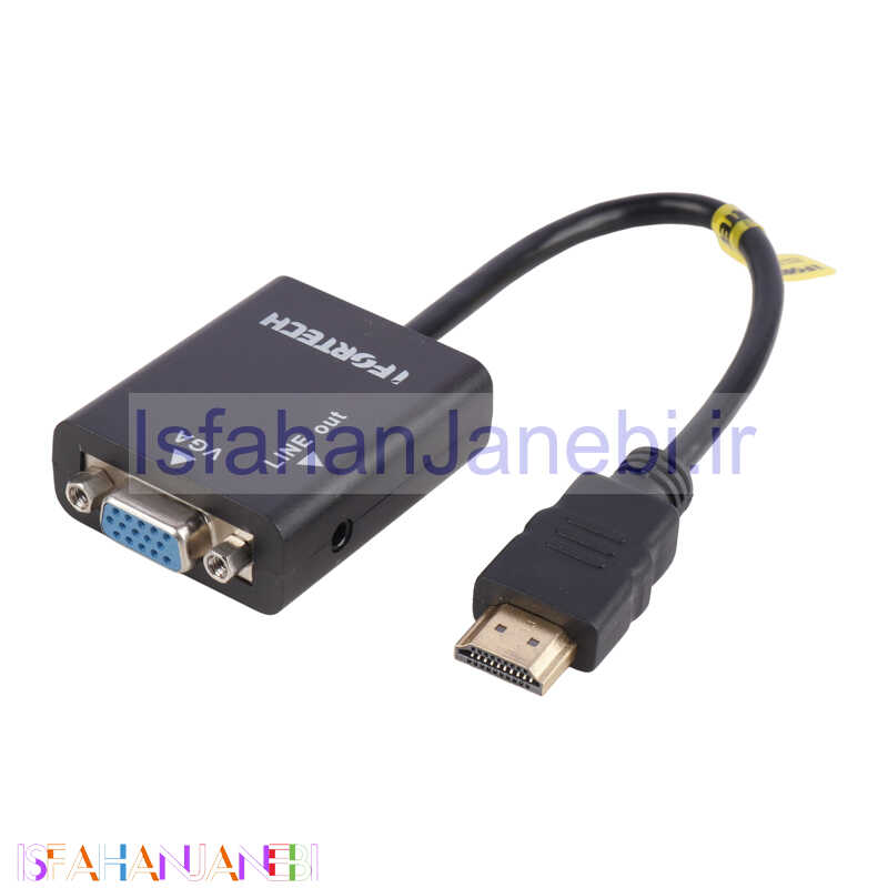 اصفهان جانبی-تبدیل Ifortech HDMI To VGA + کابل صدا
