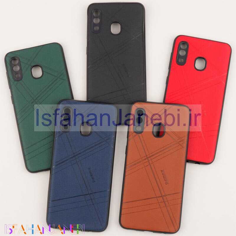 اصفهان جانبی-قاب چرمی Remax سامسونگ Galaxy A20 / A30 محافظ لنزدار