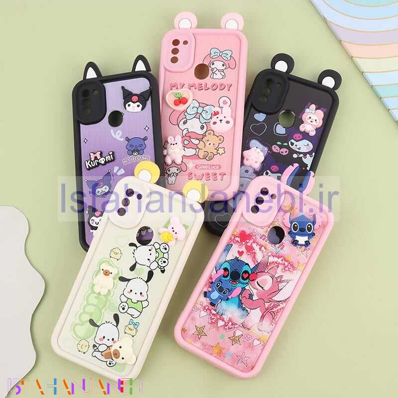 اصفهان جانبی-قاب کبریتی سولید سامسونگ Galaxy A11 / M11 عروسکی گوش دار محافظ لنزدار