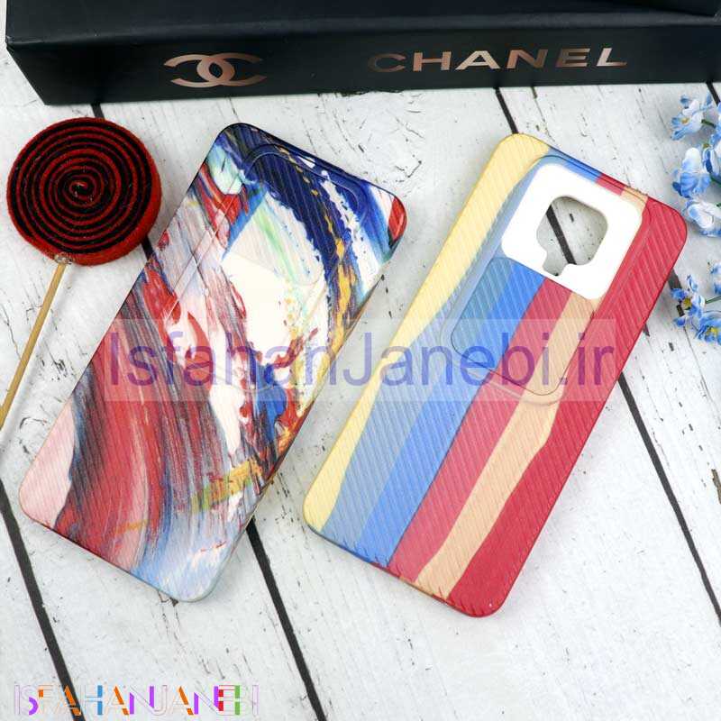 اصفهان جانبی-قاب سیلیکونی محافظ لنزدار کبریتی طرح آبرنگی Xiaomi Redmi Note 8 Pro