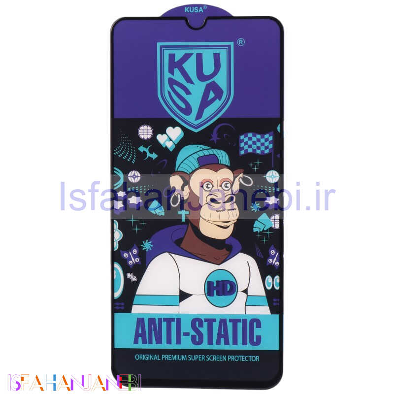 اصفهان جانبی-گلس آنتی استاتیک Kusa شیائومی Redmi Note 7 / Note 7 Pro