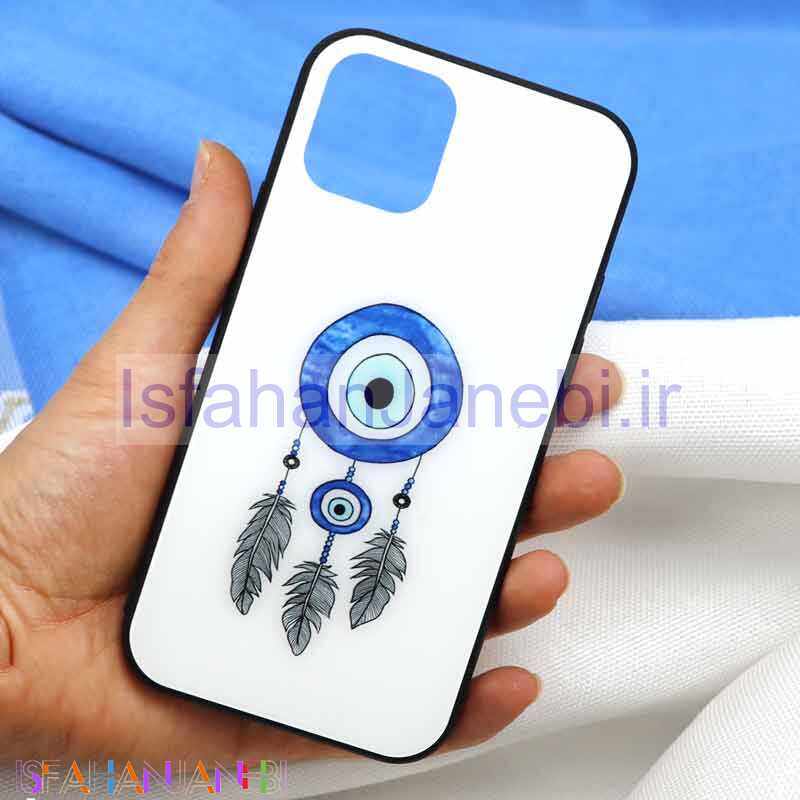 اصفهان جانبی-قاب پشت گلسی طرح چشم و نظر iPhone 11 Pro