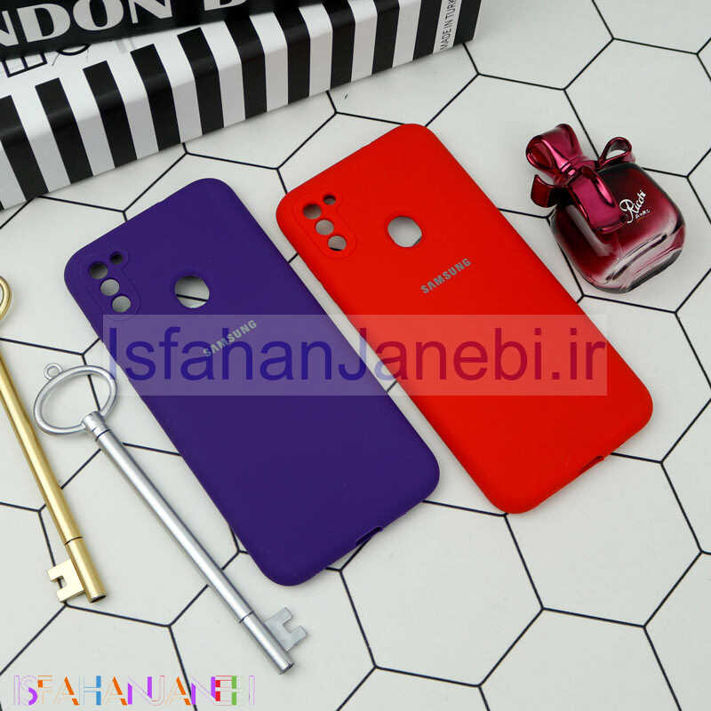 اصفهان جانبی-قاب سیلیکونی اصلی زیربسته سامسونگ Galaxy A11 / M11 محافظ لنزدار