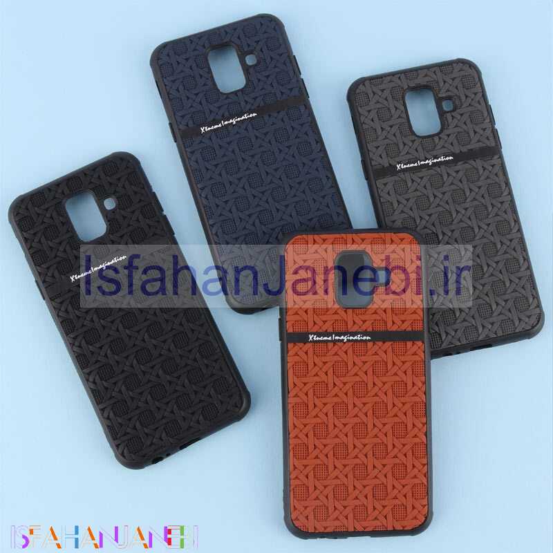 اصفهان جانبی-قاب ژله ای سامسونگ Galaxy A6 طرح حصیری Pro Camera