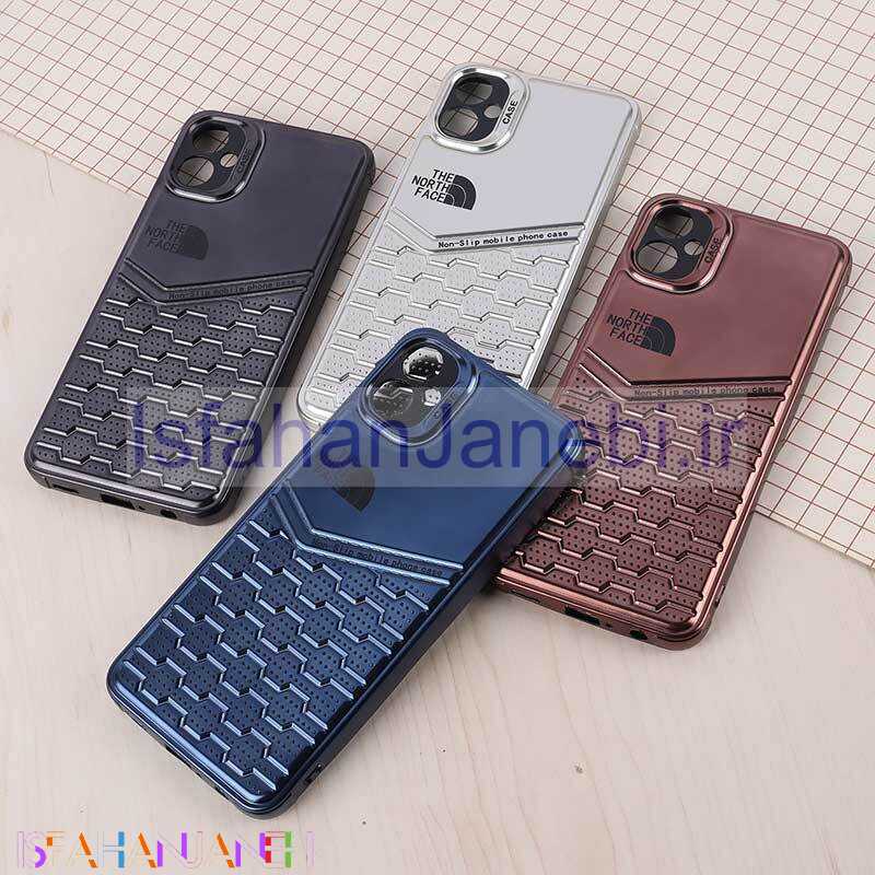 اصفهان جانبی-قاب ژله ای The North Face سامسونگ Galaxy A05 براق محافظ لنزدار