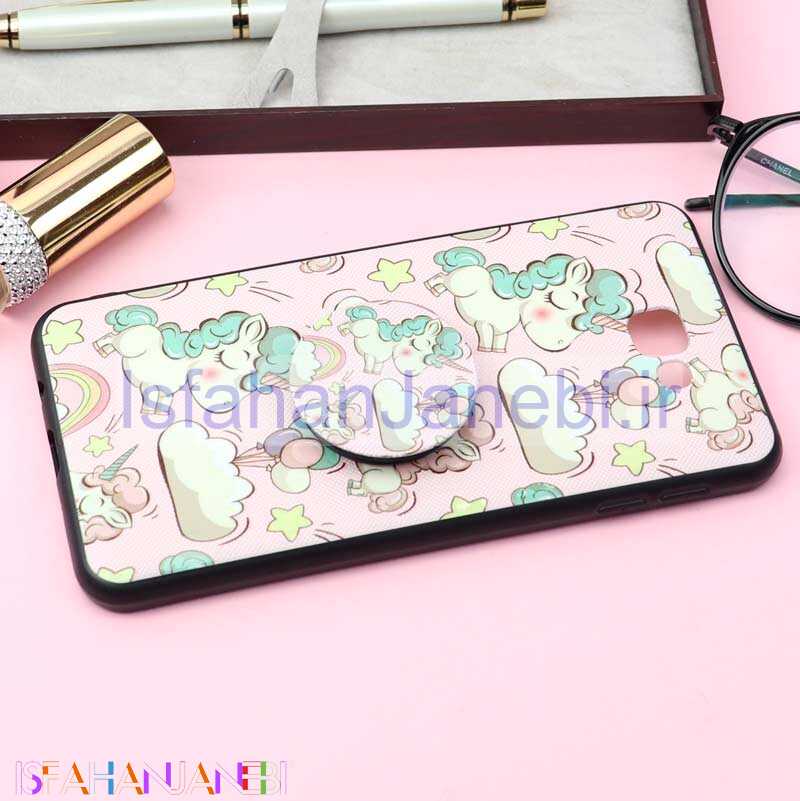 اصفهان جانبی-قاب فانتزی برجسته + پاپ سوکت کد8 سامسونگ J7 Prime