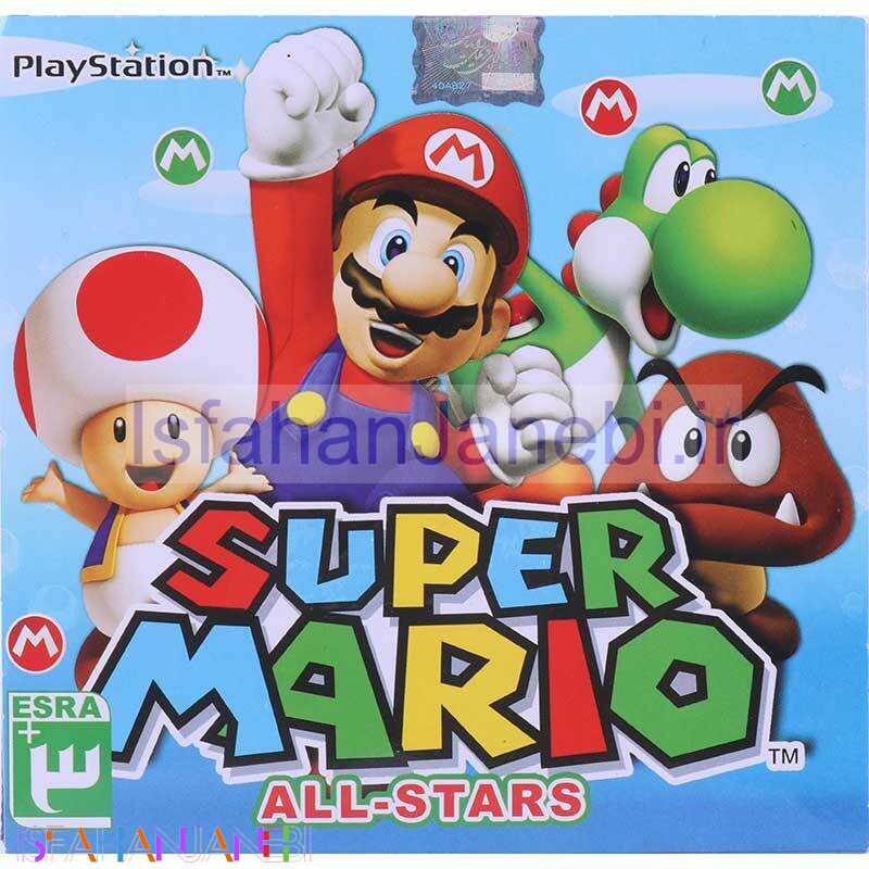 اصفهان جانبی-بازی Super Mario All-Stars لوح زرین مناسب برای PS1