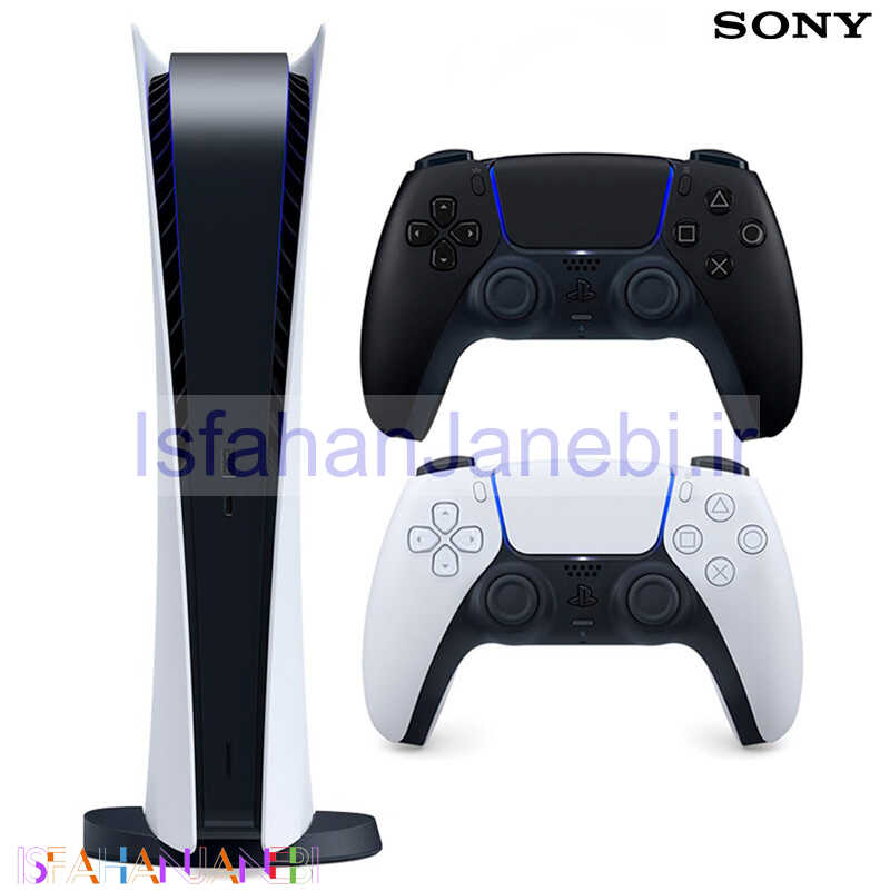 اصفهان جانبی-کنسول بازی سونی (Sony PlayStation 5 Digital Edition 825GB SSD (V1200 + دسته اضافی مشکی