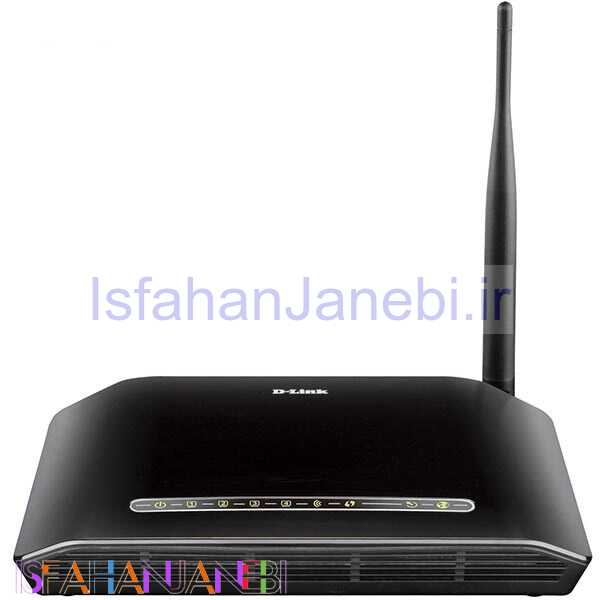 اصفهان جانبی-مودم روتر +ADSL2 دی لینک DSL-2730U