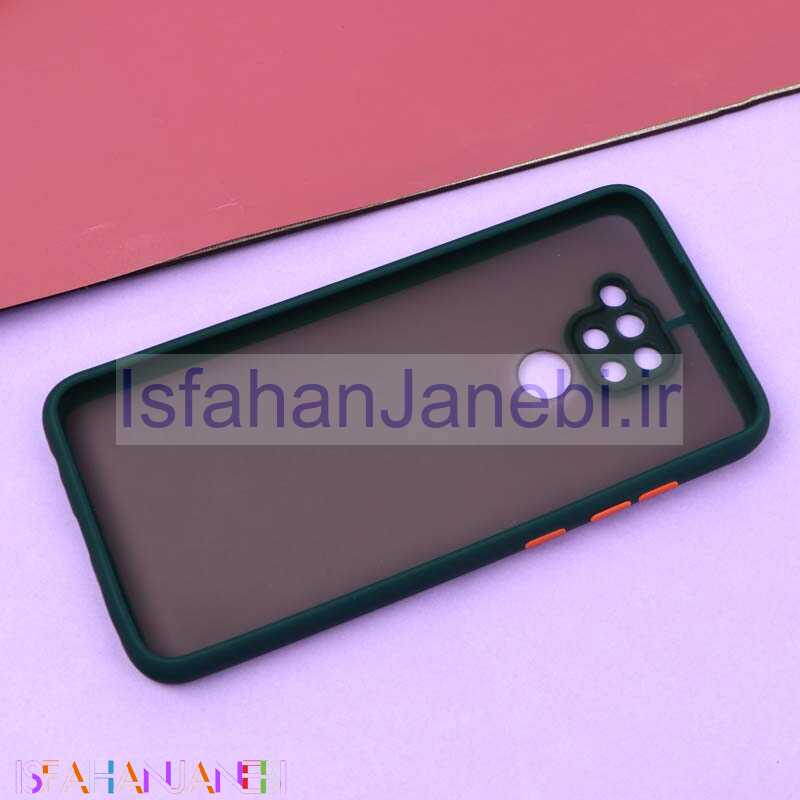 اصفهان جانبی-قاب PC مات محافظ لنز دار Xiaomi Redmi Note 9