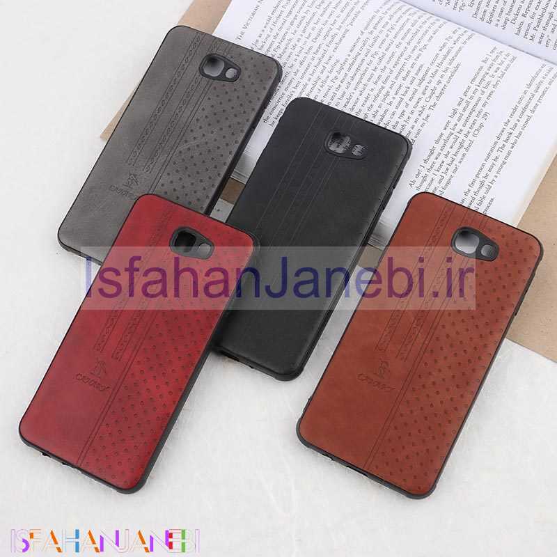اصفهان جانبی-قاب چرمی Canary سامسونگ Galaxy J7 Prime محافظ لنزدار