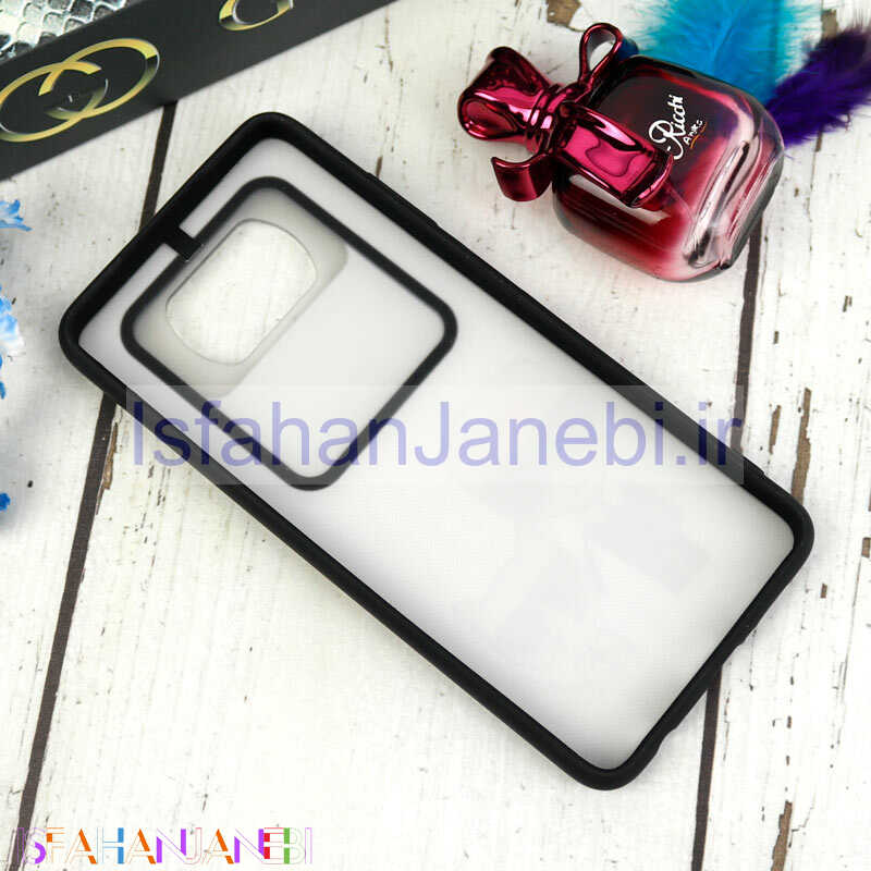 اصفهان جانبی-قاب طرحدار محافظ لنزدار کشویی + پاپ سوکت طرح Boss Cat شیائومی Poco X3 سری C