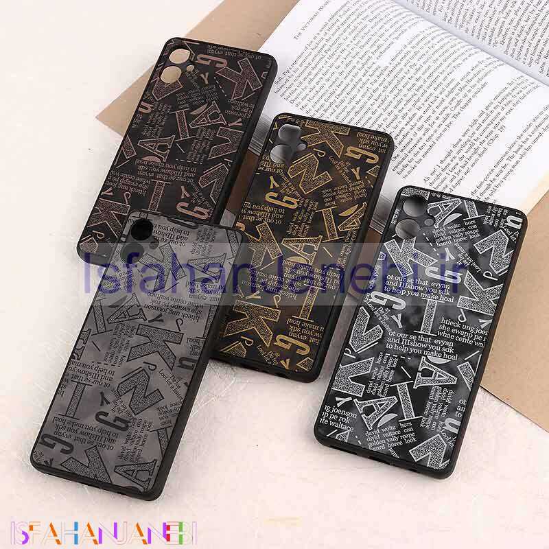 اصفهان جانبی-قاب PC سامسونگ Galaxy A05 محافظ لنزدار طرح لاتین