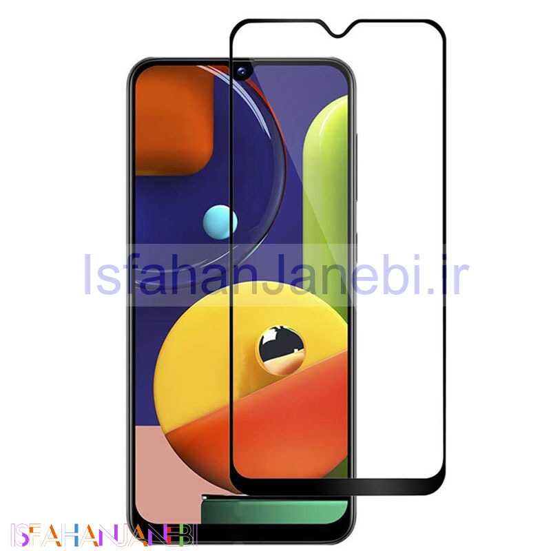 اصفهان جانبی-گلس تمام چسب Samsung A70s مشکی