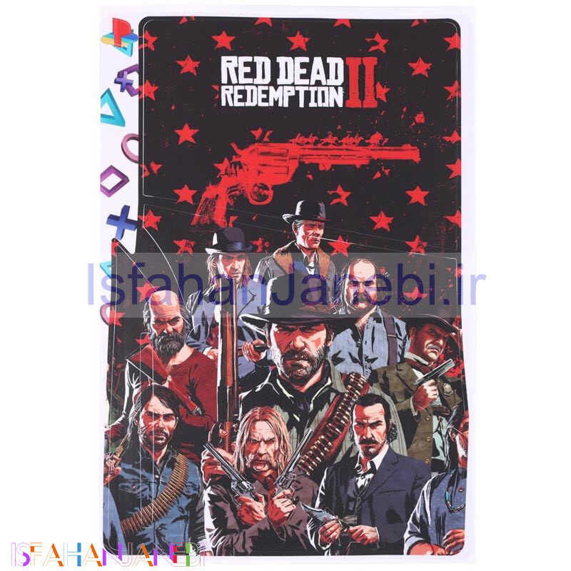 اصفهان جانبی-اسکین پلی استیشن 5 اسلیم استاندارد طرح Red Dead Redemption 2 کد 2