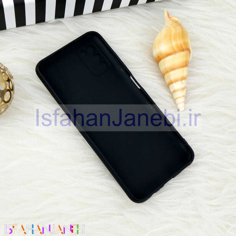 اصفهان جانبی-قاب طرحدار محافظ لنزدار کشویی + پاپ سوکت Samsung Galaxy A03s سری F